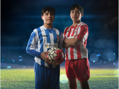 Atmospheric Football players