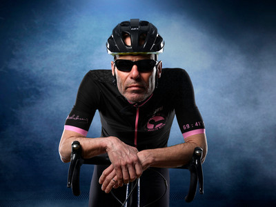 Cyclist portrait